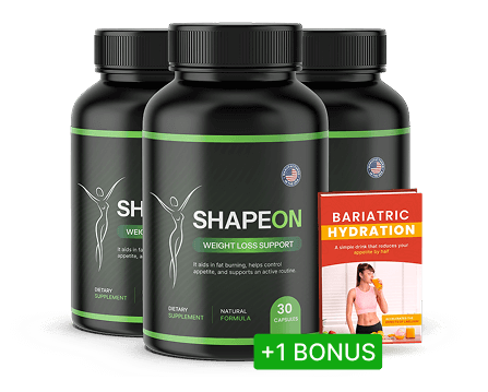 ShapeON supplement bottles